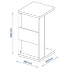 Mesa Apoio Book Líder Design Caemmun Ceramic