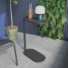 MESA APOIO CAFÉ  II AÇO 49X22H63 CINZA