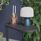 MESA APOIO CAFÉ  II AÇO 49X22H63 CINZA