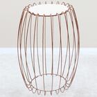 Mesa Apoio Lateral 43 Cm Tampo Vidro Branco Base Metal Nacc