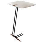 Mesa Apoio Lateral  Para Sofá Lisboa Pé Preto Larflex Laca Of