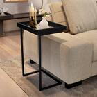 Mesa Apoio Para Sofá Tutticasa-preto