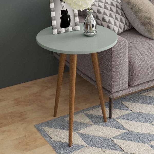 Mesa Apoio Skinny Patrimar Móveis Verde Bellagio