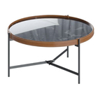 Mesa Aqua Centro Grande - Mármore Black/grafite