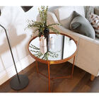 Mesa Aqua Lateral Grande - Espelho/cobre