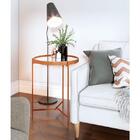 Mesa Aqua Lateral Grande - Espelho/cobre