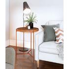 Mesa Aqua Lateral Grande - Freijó/cobre