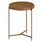 Mesa Aqua Lateral Grande - Freijó/cobre