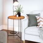 Mesa Aqua Lateral Pequena - Nature/grafite