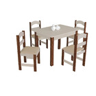 Mesa Arauna Com 4 Cadeiras Primavera