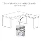 Mesa Artany Tamburato Para Apoio