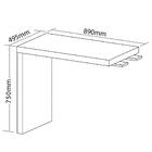 Mesa Artany Tamburato Para Apoio Preto