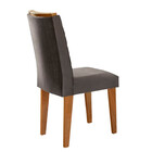 Mesa Aster 180 Tampo Em Mdf Canto Reto Com 6 Cadeiras Liz Mod