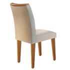 Mesa Aster 180 Tampo Em Mdf Canto Reto Com 6 Cadeiras Lunara