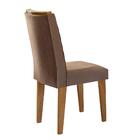 Mesa Aster 180 Tampo Em Mdf E Vidro Com 6 Cadeiras Liz Moderna