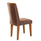 Mesa Aster 180 Tampo Em Mdf E Vidro Com 6 Cadeiras Liz Moderna