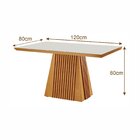 Mesa Áustria 1,20x0,80 4 Cadeiras Modernas Espresso Móveis Ca