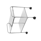 Mesa Auxiliar 40 X 60 X 80 Em Aço Inox Com Rodízios