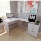 Mesa Auxiliar Com Gaveteiro 112cmx42cm Móveis 112cm Bramov Br