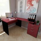 Mesa Auxiliar Com Gaveteiro 112cmx42cm Móveis 112cm Bramov Pr