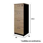 Mesa Auxiliar Direita/esquerda 90x45cm Pé Painel Tampo Com 30