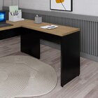 Mesa Auxiliar Direita Esquerda Pé Painel 90cm Tampo Amadeirad