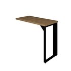 Mesa Auxiliar Direita Esquerda Pé Quadro 90cm Tampo Amadeirad