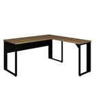 Mesa Auxiliar Direita Esquerda Pé Quadro 90cm Tampo Amadeirad