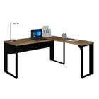 Mesa Auxiliar Direita Esquerda Pé Quadro 90cm Tampo Amadeirad