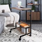 Mesa Auxiliar Móvel Com Regulagem De Altura Artetube  Montana