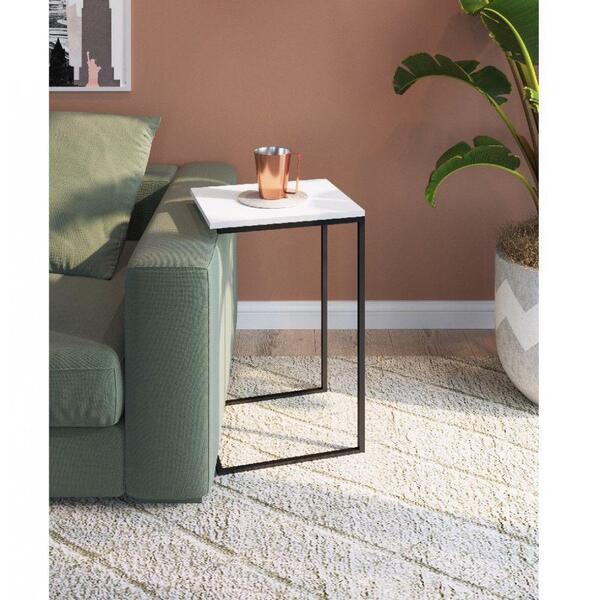 Mesa Auxiliar Multifuncional De Apoio Cuba Ud Treparoni Branco