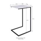 Mesa Auxiliar Multifuncional De Apoio Cuba Ud Treparoni Branco