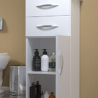 Mesa Auxiliar Para Cozinha Multiuso Branco Porta Bebedouro