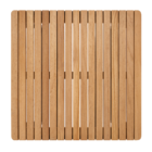 Mesa Baixa para Jardim Persea Quadrada 35,2x70x70cm Alumínio Cinza Naterial