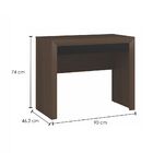 Mesa Balcão Escritório Para Notebook Com 1 Gaveta - Wengue/pr