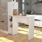 Mesa Bancada Gourmet Para Cozinha 1 Porta 4 Nichos Bac 2000 B