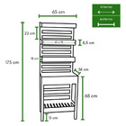 Mesa Bancada Jardim Vertical Madeira 175cm
