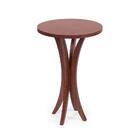 Mesa Bar Com Tampo De Madeira  - Nozes