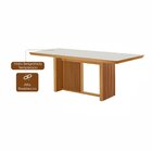 Mesa Barcelona 1,80x0,90 6 Cadeiras Modernas Paris Espresso M