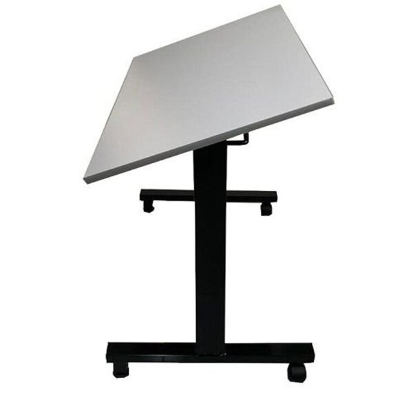 Mesa Basculante Para Escritório E Home Office Salerno Cinza