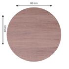 Mesa Base Beta Fixa 74,50 Cm (altura) Com Tampo Em Mdp Redond