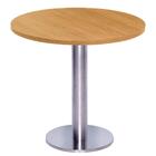 Mesa Beta Big Inox 75 Cm (alt) Disco Redondo Tampo Mdp Redond