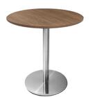Mesa Beta em Inox 75 cm (Altura) com Disco Redondo com Tampo