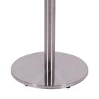 Mesa Beta Em Inox 75 Cm (altura) Com Disco Redondo Com Tampo