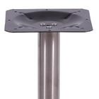 Mesa Beta Inox 75 Cm (altura) Disco Redondo Tampo Mdp Quadrad