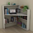 Mesa Biblioteca Organizadora De Canto Para Livros 100% Mdf
