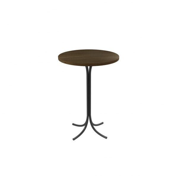 Mesa Bistrô 60cm Tampo Melamínico Pés Em Aço Belle Mais Decor