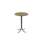 Mesa Bistrô 60cm Tampo Melamínico Pés Em Aço Belle Mais Decor