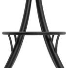 Mesa Bistrô Alta Com 2 Banquetas Redonda Para Bar Pub Boteco