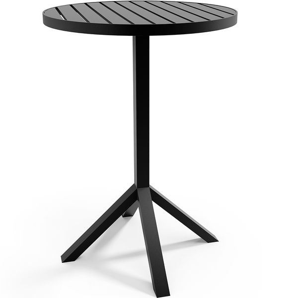 Mesa Bistrô Alta Decorativa Para Área Gourmet Bar Alumínio 10